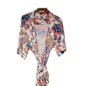 Vera Bradley Multicolor Floral Robe